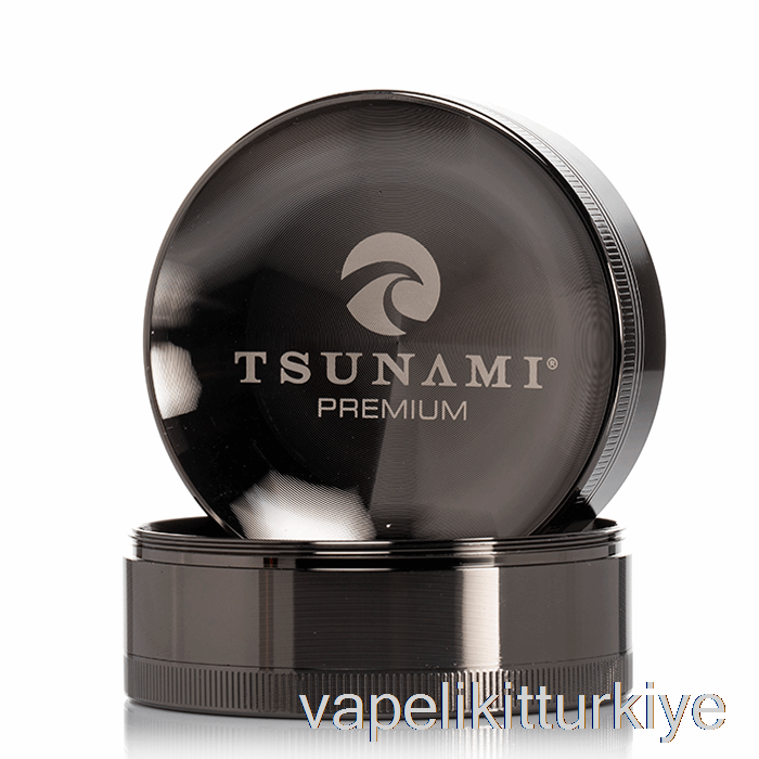 Vape Türkiye Tsunami 2.95 Inç 4 Parçalı Batık üst öğütücü Tunç (75mm)